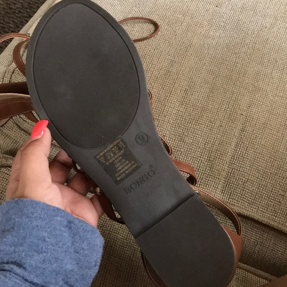 Bongo gladiator sandals NWOT